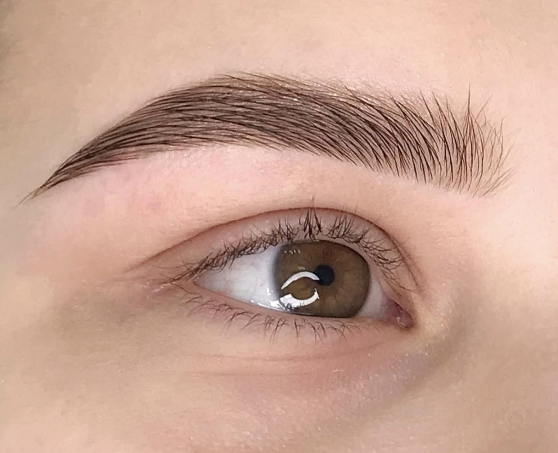 Brow lightening + shaping in San Diego