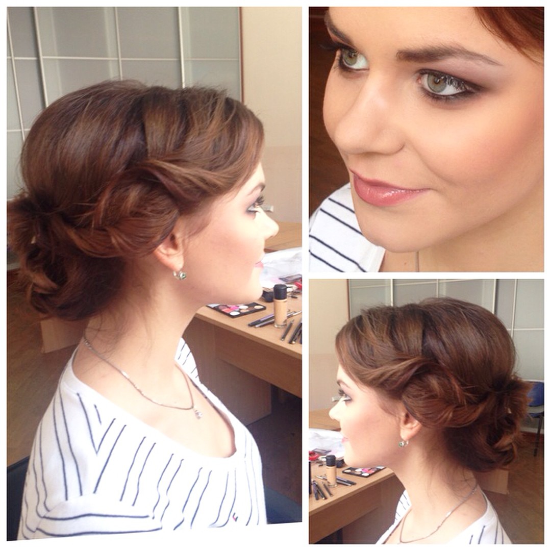 #makeup and #hairstyle @vika_komarik #smokyeyes #makeupartist #makeupartistkyiv #stylistkyiv #makeup #mac #makeup #muah #maxwoman #mufe in Sand Diego, CA