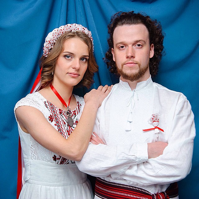 Ukrainian-style wedding ? #UkrainianWedding #makeup and #hair @vika_komarik #ukraine in Sand Diego, CA