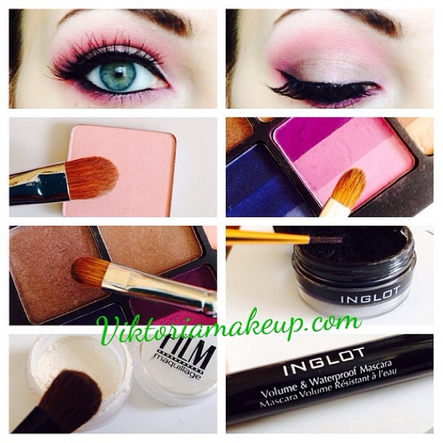 #mua #makeup #inglot #instamakeup #inglotcosmetics #cinecitta #pink #tutorial #beautiful #makeupartist #kyiv #makeup #inglot #sigma #sigmabrush in Sand Diego, CA