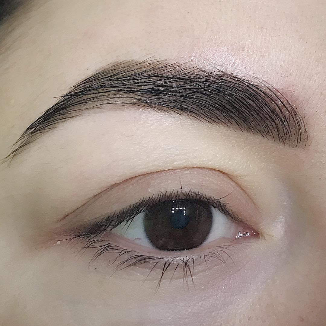 Eyebrow correction and coloring with henna #BrowHenna #browhennakiev #browartistkiev #browartistcomforttown in Sand Diego, CA