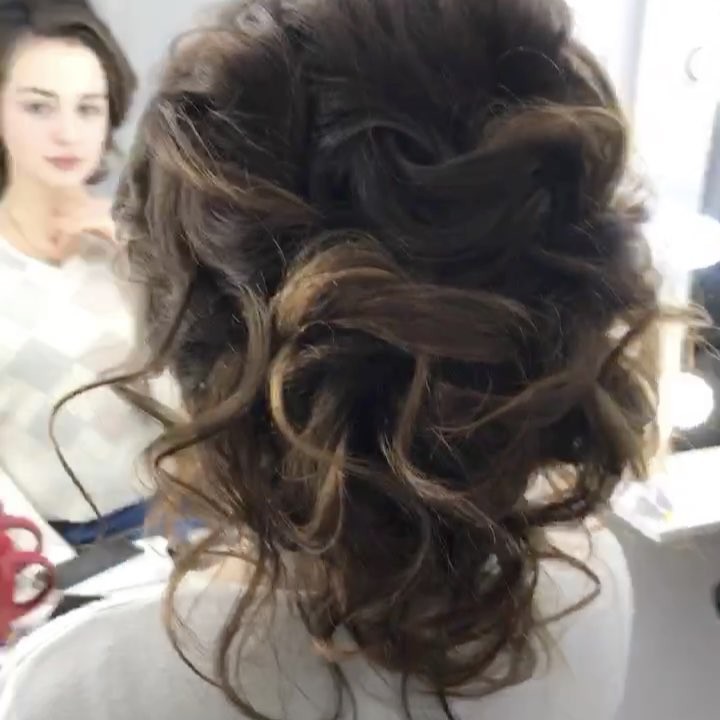 Want to see more videos like this?? #hairstyle #weddinghair #promhairstyle #lowbun #curls #stylistkiev #stylist #weddingstylist #hair #like in Sand Diego, CA