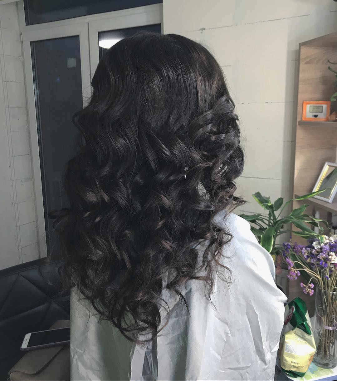 #curls so curly ? #hairstyle #byme @vika_komarik in Sand Diego, CA