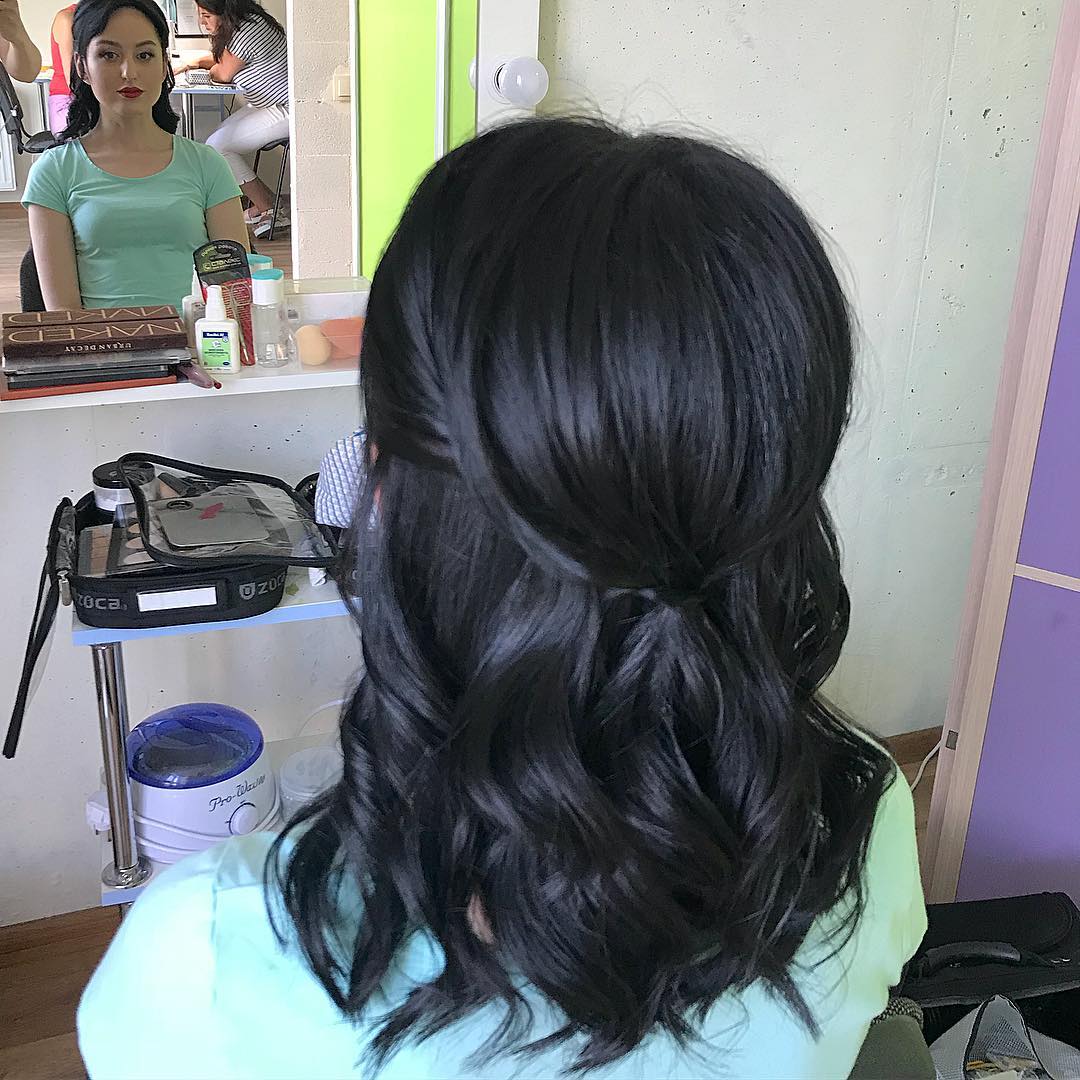 Just a little twist and tease - one of the most popular hairstyles ?? #hairstyleskyiv #stylistskyiv #makeupartistskyiv in Sand Diego, CA