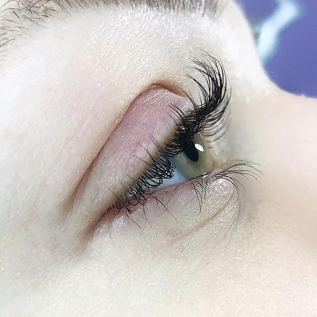 Extensions? No! Eyelash lamination #inleilashfiller in the photo with my natural lashes, no makeup ? #inleikiev #inlei #eyelashlaminationkiev #laminationoflasheskiev #lamimakerskiev in Sand Diego, CA