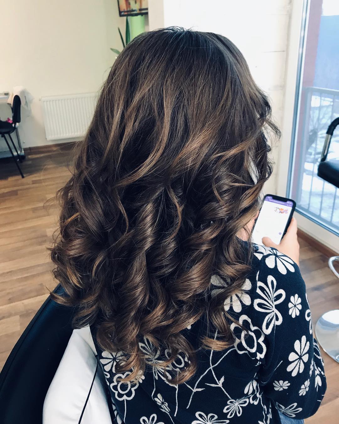 Student work - curls ? #hairstyletraining #curls #hairwaves #hairstyleskyiv in Sand Diego, CA